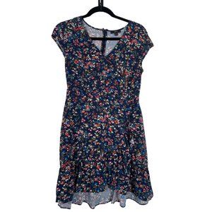 J. Crew Mini Dress • Navy Floral Print • Size 6
